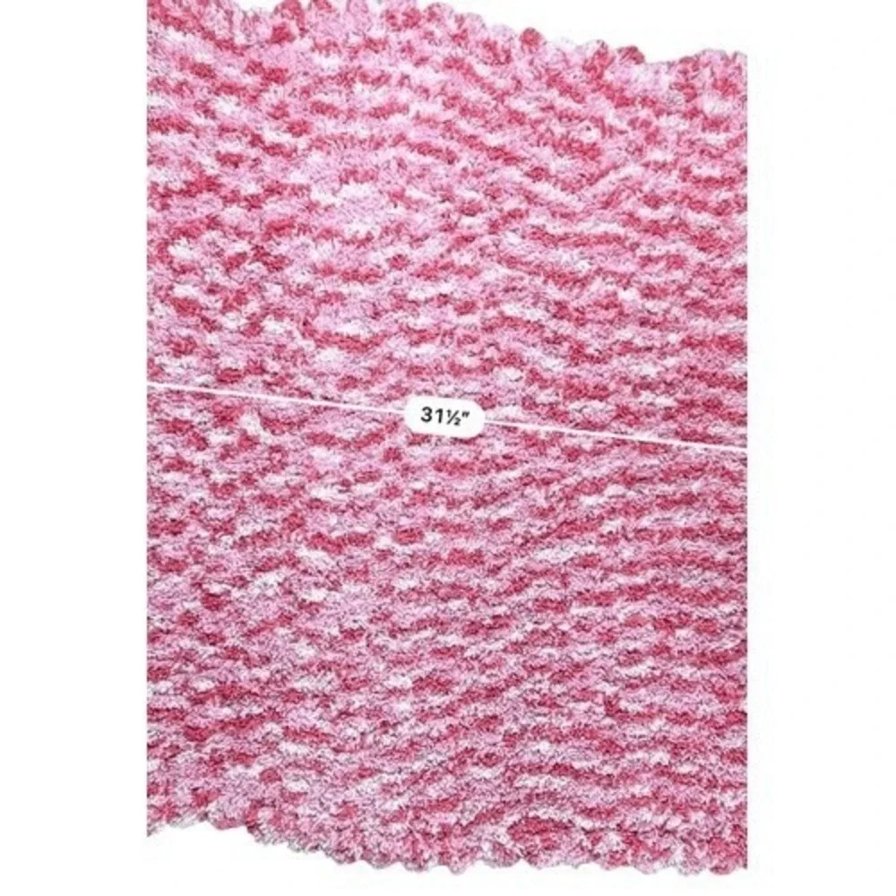 Handmade pink white